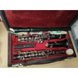 A Buffet Crampon of Paris Oboe No 2953, in fitted case, and a recorder