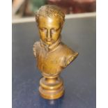 F. Barbedienne - A fine quality bronze desk weight in the form of young male bust signed to back