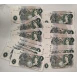 Banknotes: 100 x J B Page HS prefix, largely sequential run from HS57 760001 - 117.