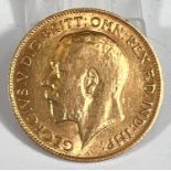 A GV half sovereign 1911
