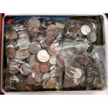 A quantity of Irish, Channel Islands and IOM coins; a selection of tokens