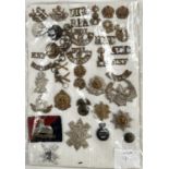 A selection of military badges