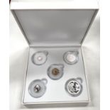 Gibraltar:  a silver sovereign 5 coin set, 2019