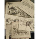 A selection of Military WWII period cartoon prints