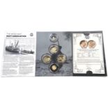 Merchant Navy:  Miracle of Dunkirk coin set to include Gibraltar 2 crowns 2020, 9ct gold, 8gm