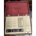 A 1950's Vidor Valve attache cased radio