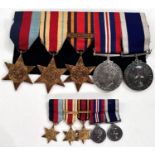 A WWII and later Naval Long Service group of 5 medals awarded to MX 769460 A J Cook C.P.O.CK. (S)