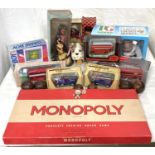 An originally boxed Nintendo Gameboy selection of toys and games:  boxed Corgi and other vehicles;