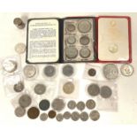 IRELAND 2s 6d 1955, a selection of other foreign coins