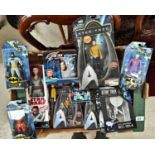 A selection of mainly boxed Star Trek, Batman and other toys and figures etc a large collection of