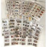 A selection of cigarette cards:  Struggle for existence Player's set 25; hidden beauties 25; birds