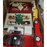 Eight Lledo "Days Gone" diecast vehicles:  several multi-car sets, in original boxes; 6 Burago scale