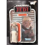 A Kenner Return of the Jedi figure on 77 card:  Squid Head, 3.75", blister pack, unpunched,