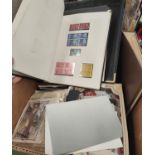 A collection of stamps in albums and loose.