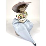 A Lladro 'Fragrant Bouquet' girl figurine, no. 5862, 20cm
