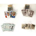 NOTED FOOTBALLER: Cope's "Clips" cigarettes, 22 cards; Pinnace Footballers, 22 cards; Wills