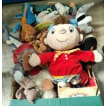 A good collection of TV Beanie Babies (tags separate) a Womble and Noddy