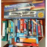 An incomplete boxed Hornby Rail set (no Loco); a good selection of boxed and unboxed diecast and