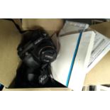 A boxed Minolta Dimage 7HI digital camera, strap, manuals, CD etc