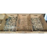 A large collection of painted plastic military table top miniatures, World War II, 1:72 20mm