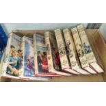 Enid Blyton: Eight early impression 'Famous Five' hard back novels published by Hodder &