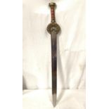 A display model of King Theoden's Herugrim sword length 97cm