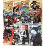 A 100+ issues of Marvel, DC Comics