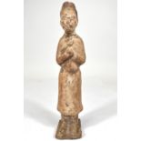A Chinese stoneware Tang Dynasty Tomb figure, height 22cm