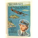 CAPTAIN W.E. JOHNS: 'Worrals of the Islands' first edition 1945 published by Hodder & Stoughton