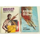 CAPTAIN W.E. JOHNS: Two first edition Biggles novels published by Brockhampton Press, 'Biggles and