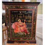 A 19th/20th century painted small Indian cupboard with single door
