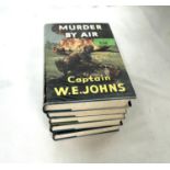 CAPTAIN W.E. JOHNS: five Latimer House 1950's editions of Biggles and other novels 'Murder By