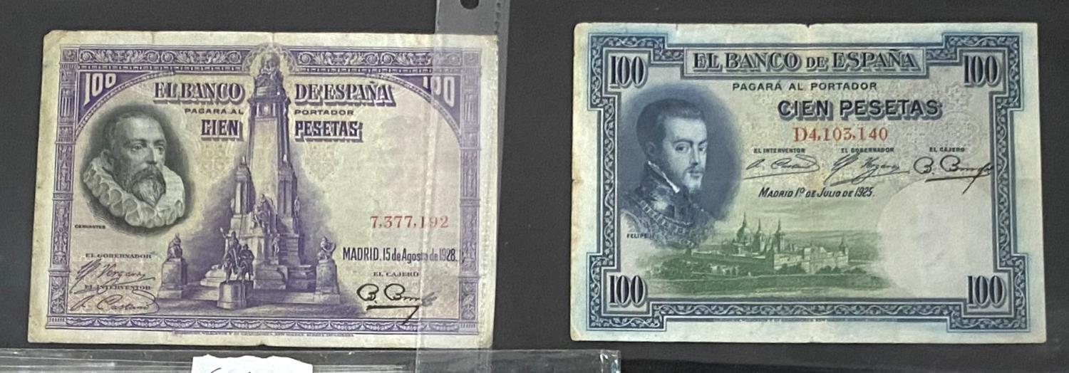 BANKNOTES: BOLIVIA 1 peso 1928 missing overprint and 5 others; CHINA: 6 uniface bank notes; - Image 2 of 3