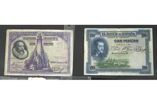 BANKNOTES: BOLIVIA 1 peso 1928 missing overprint and 5 others; CHINA: 6 uniface bank notes; - Image 2 of 3