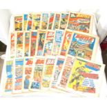 A collection of vintage Children's War comics