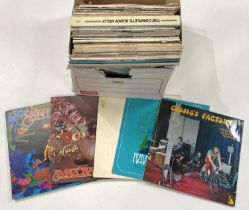 A selection of LP's including Santana, Bob Dylan etc