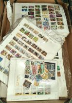 AUSTRALIA:  a large selection of stamps on sheets