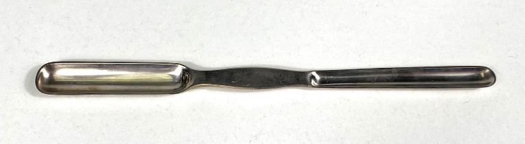 A 19th century Scottish double ended marrow scoop, Edinburgh 1873