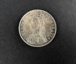 WORLD COINAGE: An 1889 Victorian Double Florin, very clean condition with lustre and patina