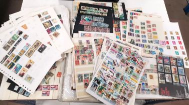 BRITISH COMMONWEALTH: a selection of stamps on sheets