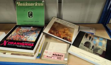 A collection of Russian box set records various recordings etc