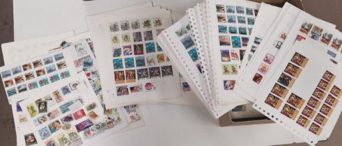 NEW ZEALAND: a large selection of stamps on sheets