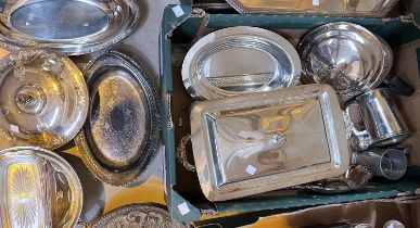 A selection of silver plate