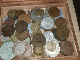 A selection of GB and world coinage etc