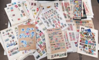 BRITISH COMMONWEALTH: a selection of stamps on sheets