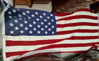 A very large United States 'Stars and Stripes Flag' length 273 x 135cm