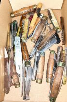 A selection of various pen knives and pocket knives etc