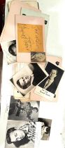 An autograph album: Margaret Rutherford, Billy Cotton, Jim Dale, Mel Torme, Humphrey Lyttleton etc