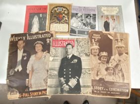 A selection of Royal ephemera collectables and a booklet of stamps