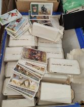 A large collection of cigarette cards, Players Footballers, Ogden Dirt Bike riders, Military and